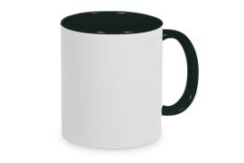 Two-Tone Tasse Halt Kacke Two-Tone Tasse in weiß/schwarz