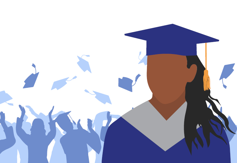 Abiplakat laminiert und geöst