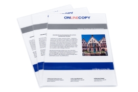 Laminierung DIN A5, A4, A3 - Druck einseitig