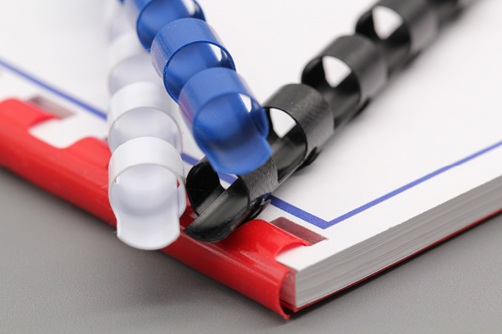 Plastik-Spiralbindung