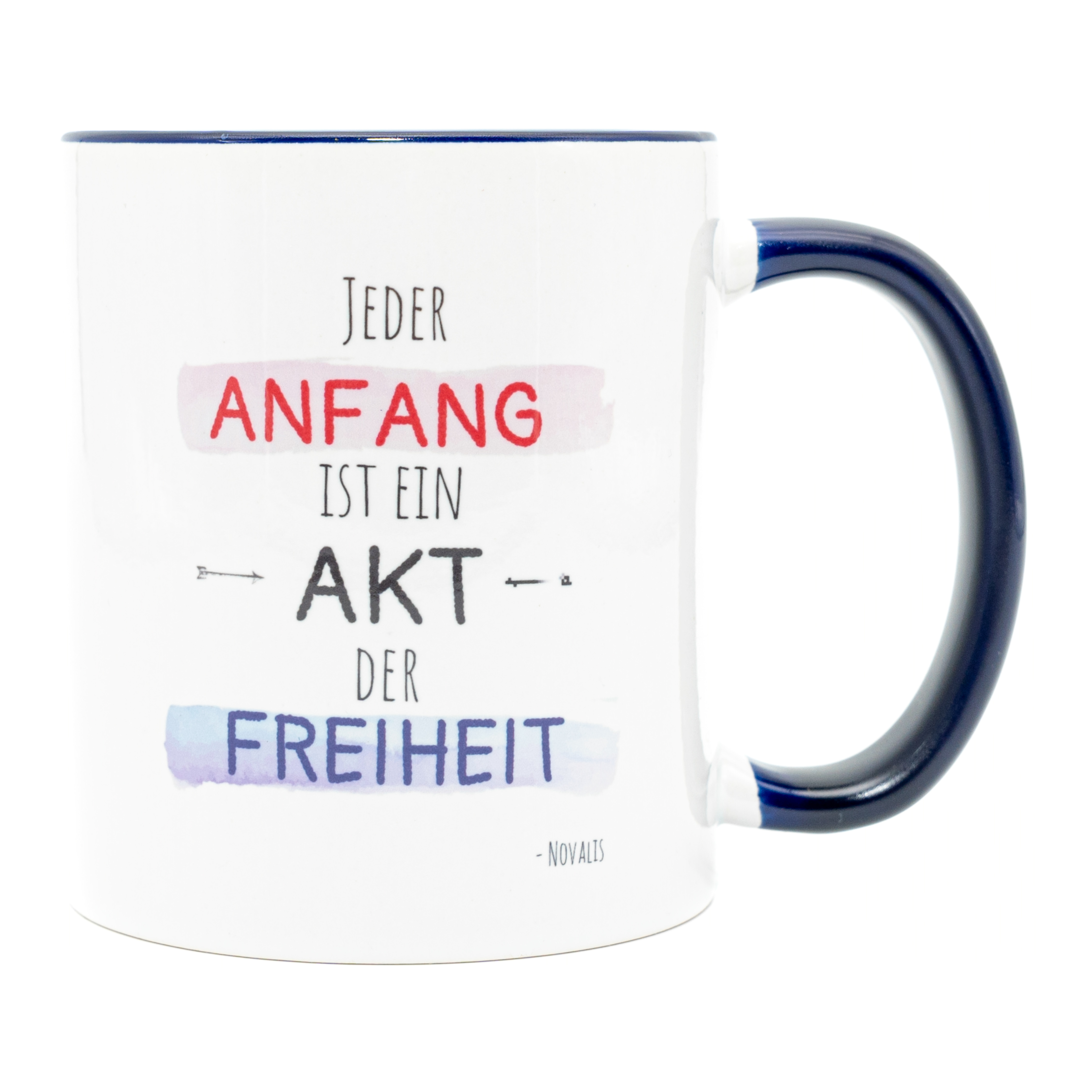 Two-Tone Tasse Novalis Anfang