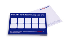 Stempel- und Bonuskarten