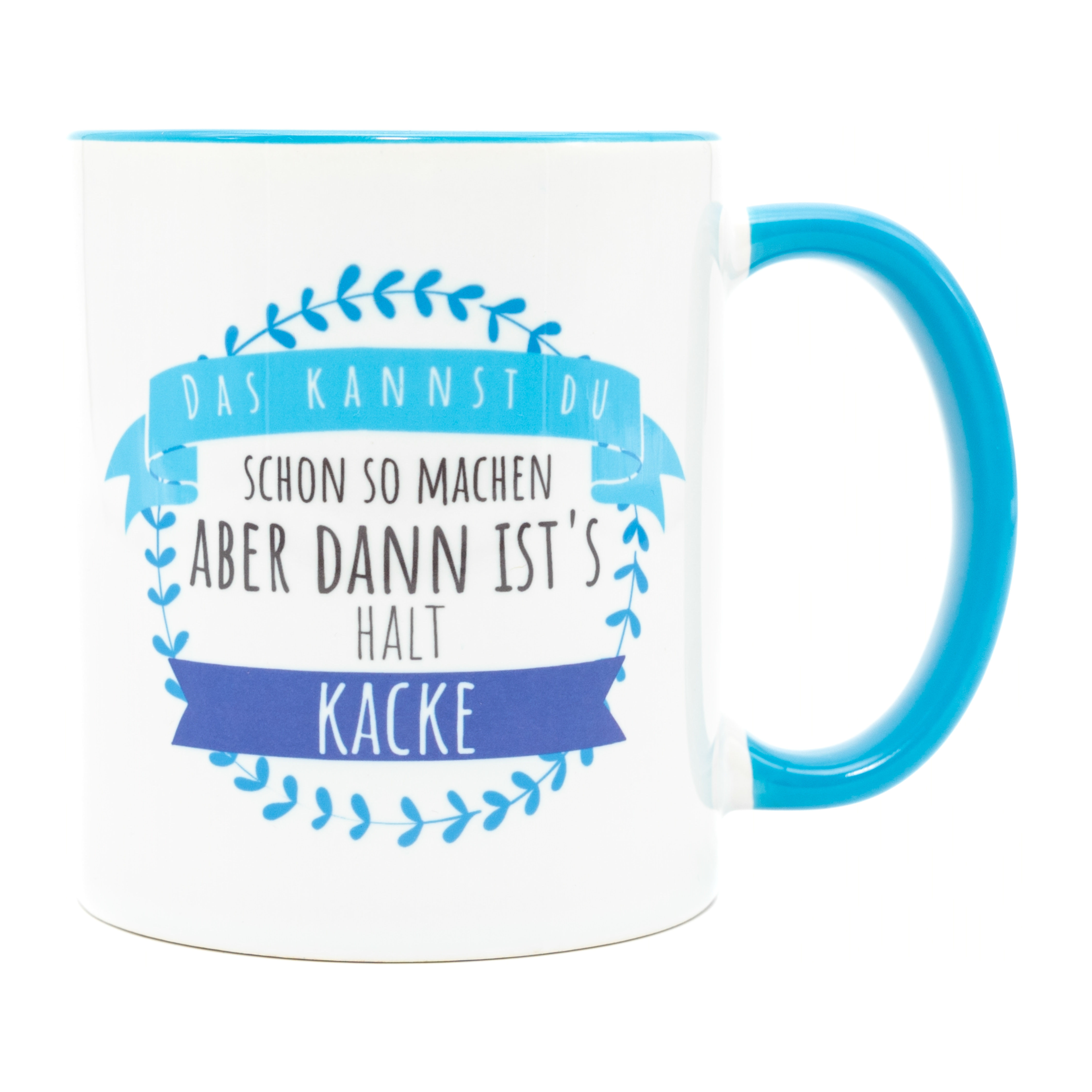 Two-Tone Tasse Halt Kacke